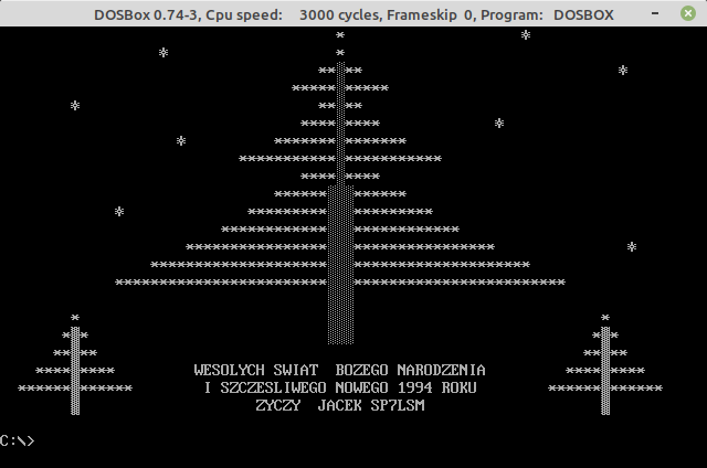 DOSBOX - screenshot
